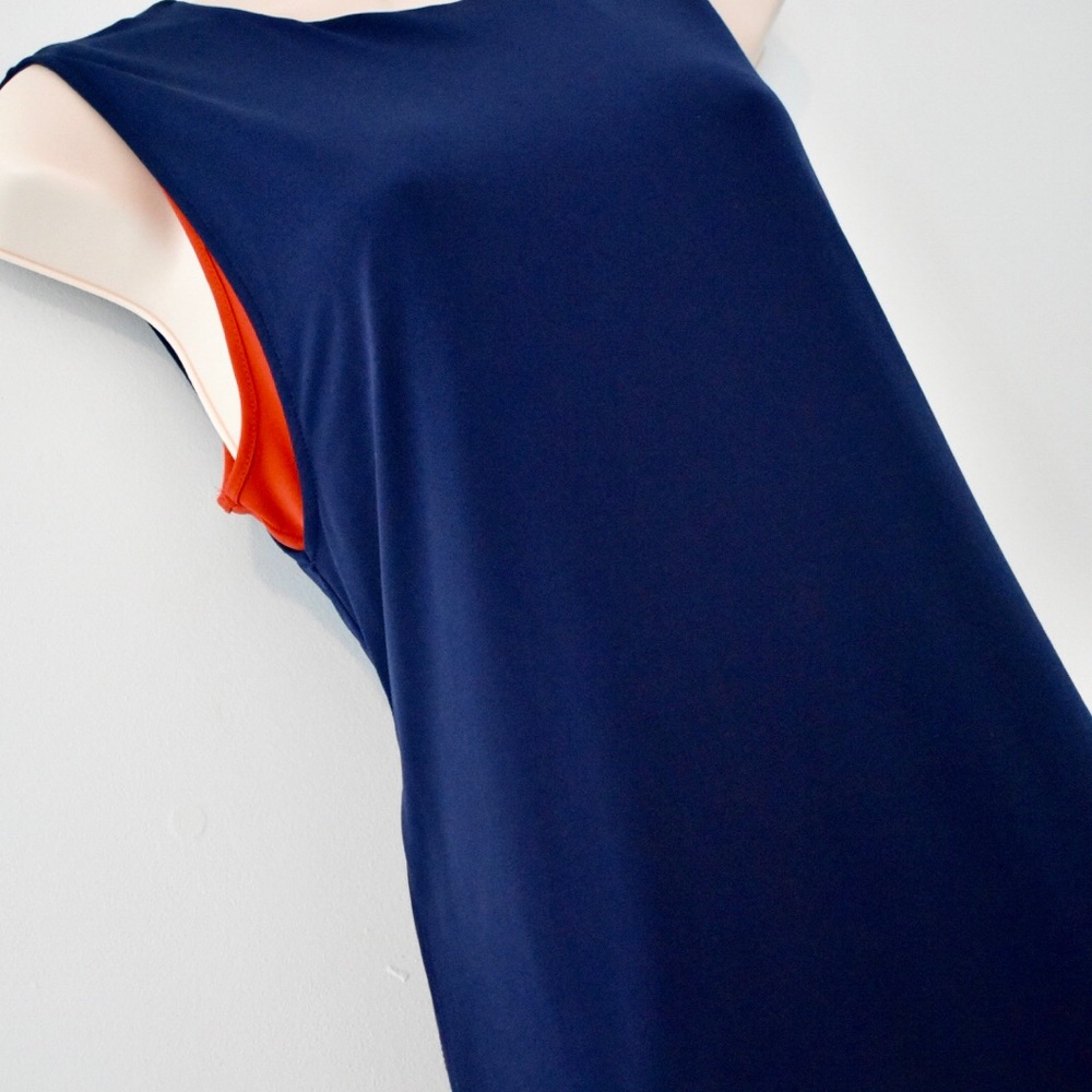 Spense blue/orange dress. Size 6